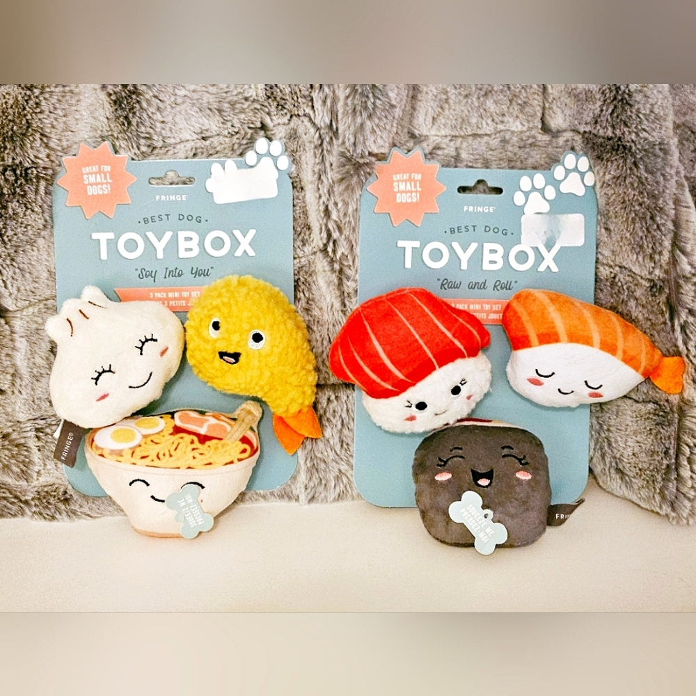 Sushi Dogs Toys, 2 sets by Fringe